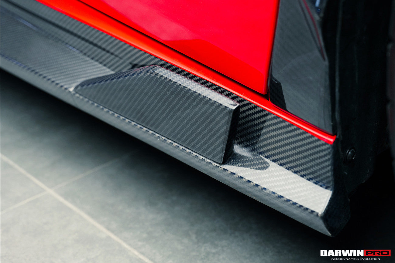 2015-2022 Lamborghini Huracan LP610/LP580/EVO BKSSII Style Side Skirts - DarwinPRO Aerodynamics