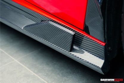 2015-2022 Lamborghini Huracan LP610/LP580/EVO BKSSII Style Side Skirts - DarwinPRO Aerodynamics