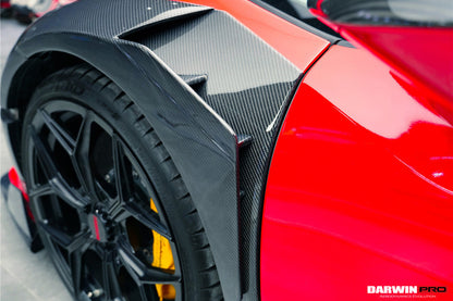 2015-2022 Lamborghini Huracan LP610 & LP580 & EVO BKSSII Style Front Wide Fender - DarwinPRO Aerodynamics