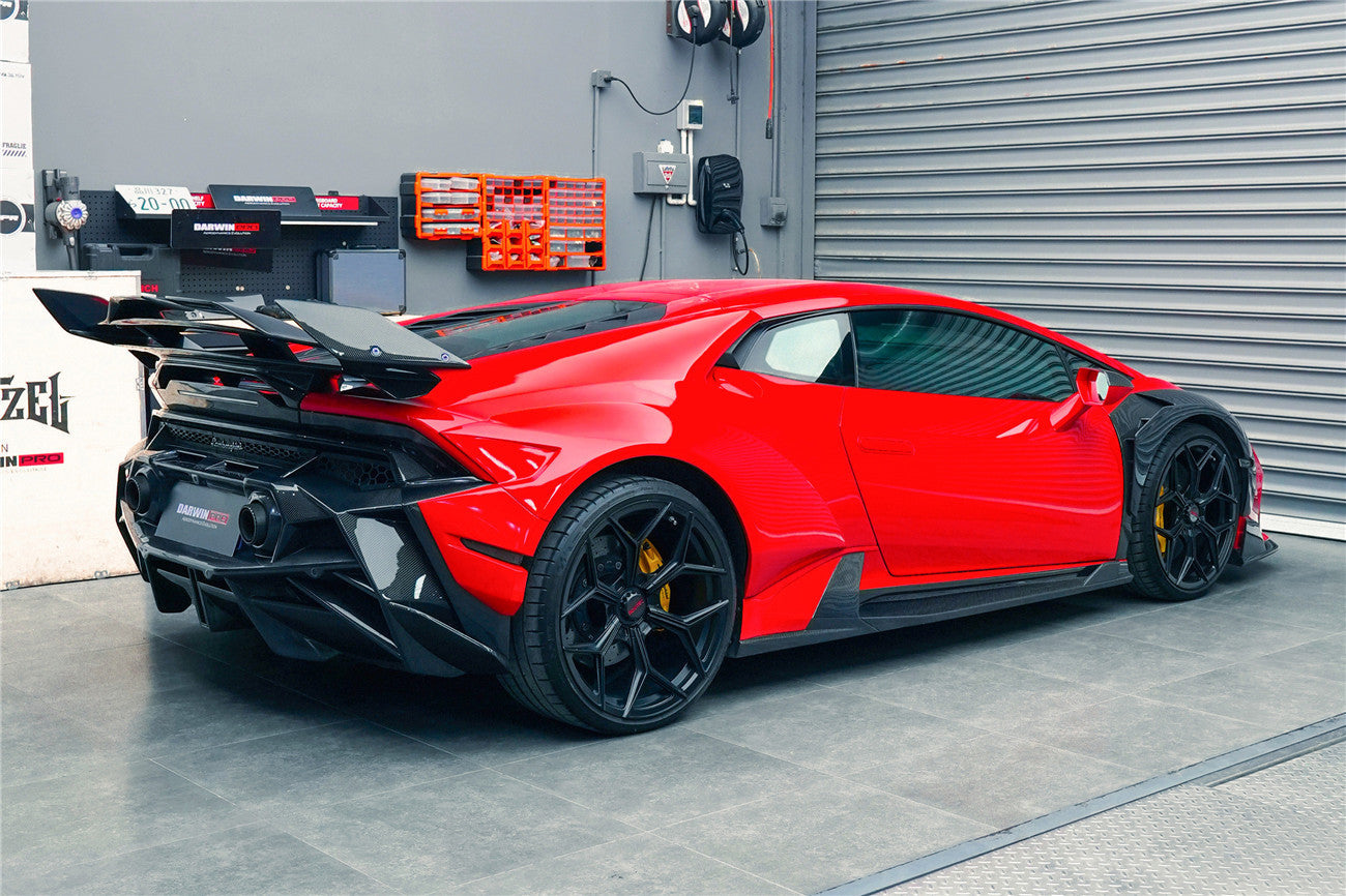 2015-2022 Lamborghini Huracan EVO BKSSII Style Rear Bumper - DarwinPRO Aerodynamics