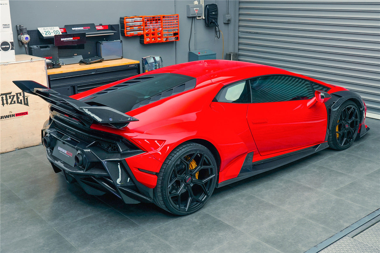 2015-2022 Lamborghini Huracan LP610 & LP580 & EVO Coupe Only BKSSII Style Rear Wide Fender Flare - DarwinPRO Aerodynamics