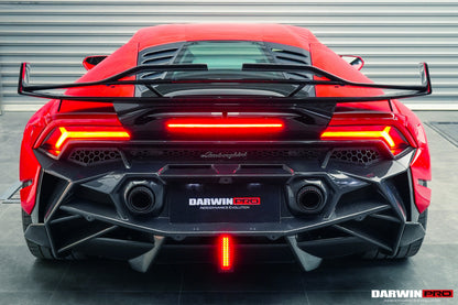 2015-2022 Lamborghini Huracan LP610 & LP580 & EVO BKSSII Style Rear Bumper - DarwinPRO Aerodynamics