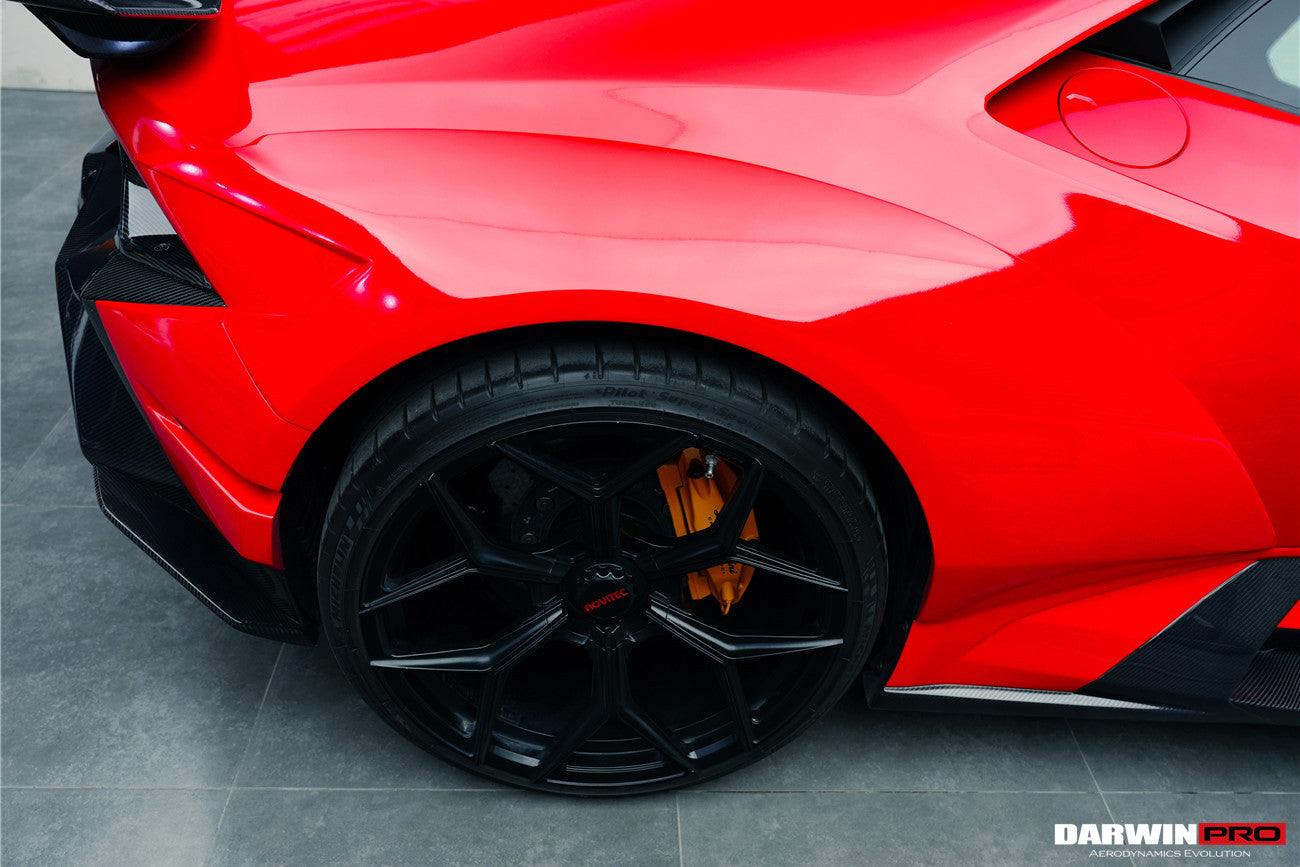 2015-2022 Lamborghini Huracan LP610 & LP580 & EVO Coupe Only BKSSII Style Rear Wide Fender Flare - DarwinPRO Aerodynamics