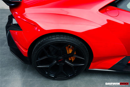 2015-2022 Lamborghini Huracan LP610 & LP580 & EVO Coupe Only BKSSII Style Rear Wide Fender Flare - DarwinPRO Aerodynamics