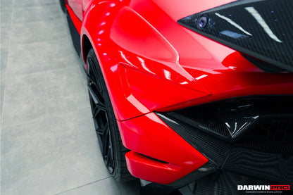 2015-2022 Lamborghini Huracan LP610 & LP580 & EVO Coupe Only BKSSII Style Rear Wide Fender Flare - DarwinPRO Aerodynamics