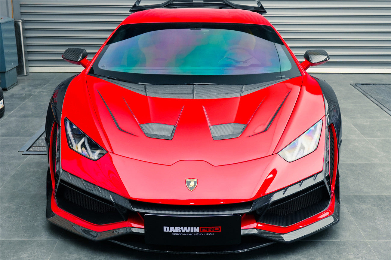 2015-2022 Lamborghini Huracan LP610 & LP580 & EVO BKSSII Style Hood - DarwinPRO Aerodynamics
