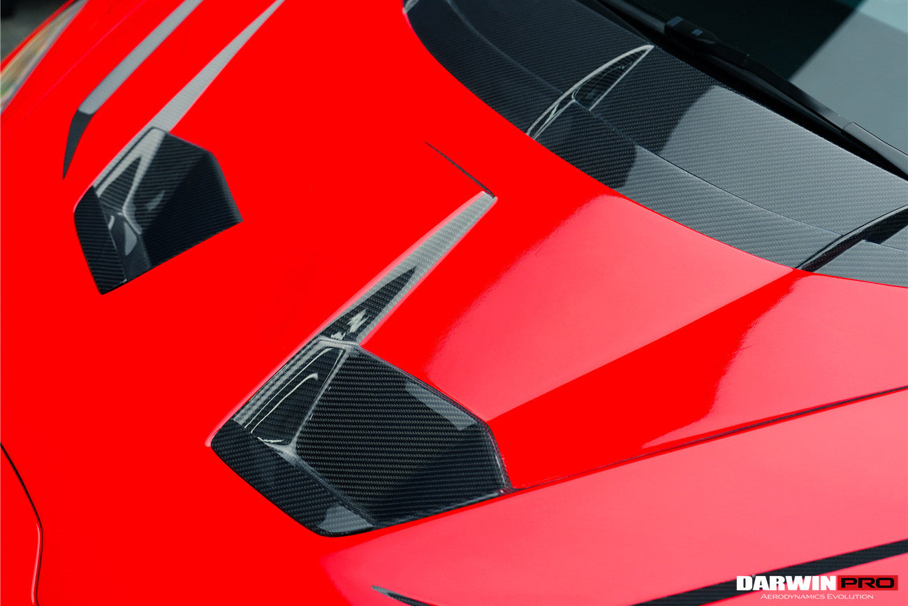 2015-2022 Lamborghini Huracan LP610 & LP580 & EVO BKSSII Style Hood - DarwinPRO Aerodynamics
