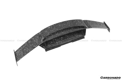 2015-2020 Lamborghini Huracan LP610/LP580 MD Style Carbon Fiber Trunk Spoiler w/ Base - Carbonado