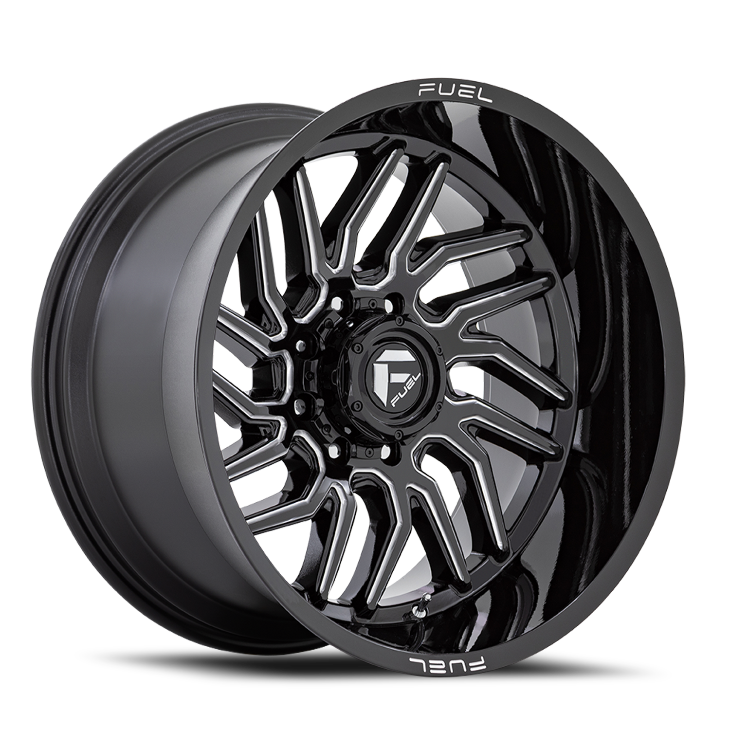 Fuel Off-Road Hurricane D807 20x10 -18 6x135mm 87.1mm Gloss Black Milled
