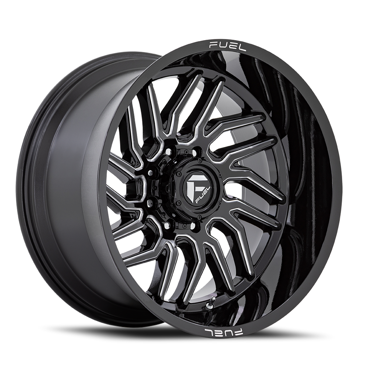 Fuel Off-Road Hurricane D807 20x10 -18 8x180mm 124.2mm Gloss Black Milled