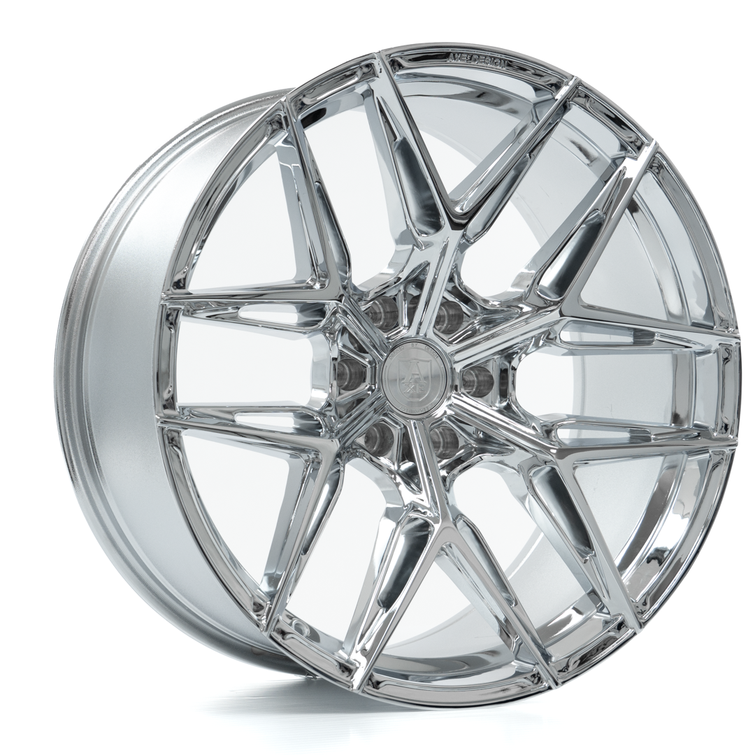 AXE WHEELS HYPE CHROME 22x10 ET-19 6x135 (Square Set of 4)