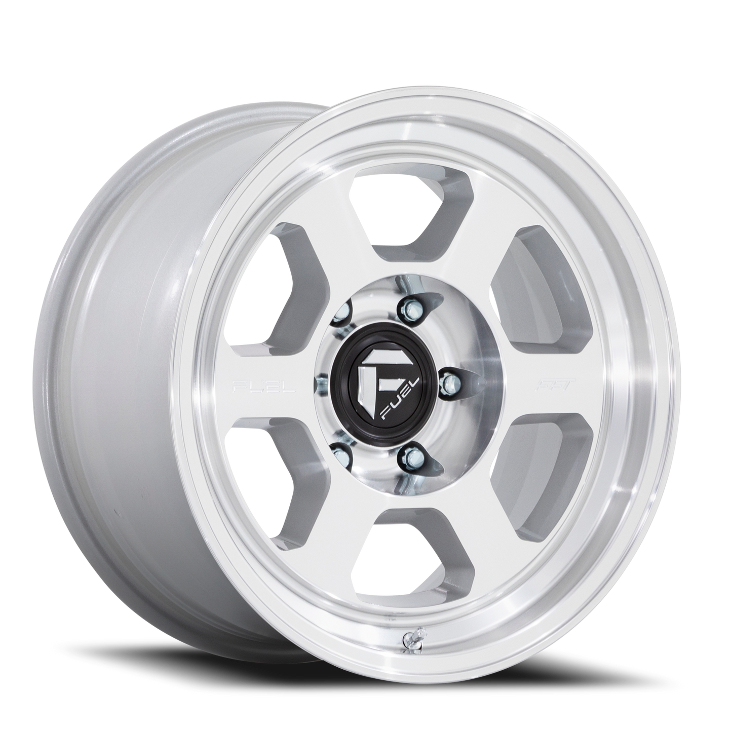 Fuel Off-Road Hype FC860 17x8.5 -10 6x139.7mm 106.1mm Machined Silver