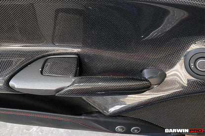 2015-2020 Ferrari 488 GTB/Spyder Carbon Fiber Door Handle Interior - DarwinPRO Aerodynamics