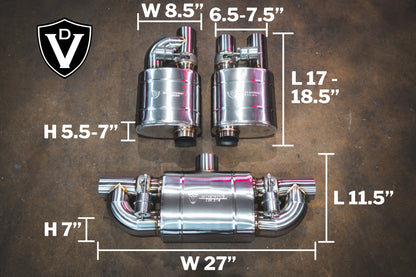 Valvetronic Design Truck/SUV Valved Muffler Kit