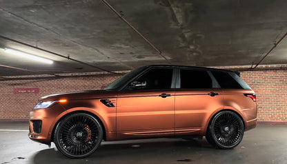 22" Azad AZ25 Gloss Black 5x130 ( Square Setup ) ( Set of 4 )