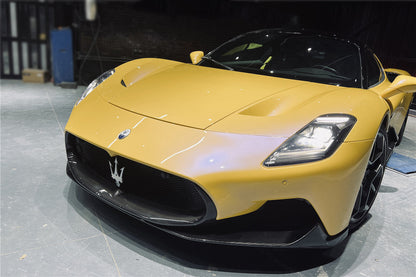 2020-UP Maserati MC20 OE Dry Carbon Fiber Front Lip - Carbonado