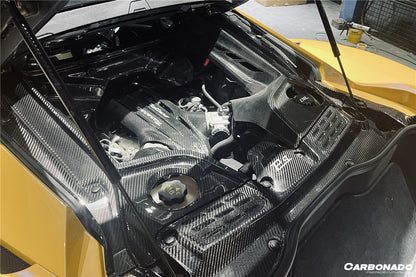 2020-UP Maserati MC20 Dry Carbon Fiber Engine Bay Room Interior - Carbonado