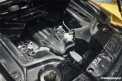 2020-UP Maserati MC20 Dry Carbon Fiber Engine Cover Replacement - Carbonado