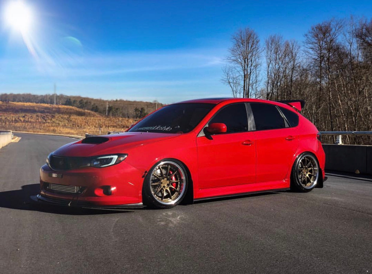 Aodhan DS07 Bronze w/Machined Lip - 18x8.5 +35 / 18x9.5 +35 5x100 (Staggered Set of 4)