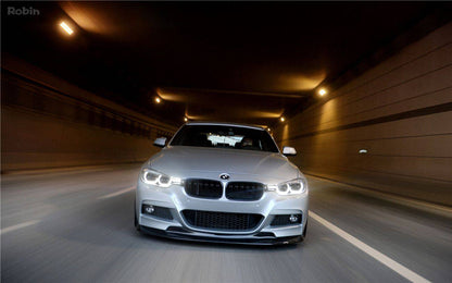 2011-2019 BMW 3 Series F30 & F35 M-Tech GV Style Carbon Fiber Front Lip - Carbonado