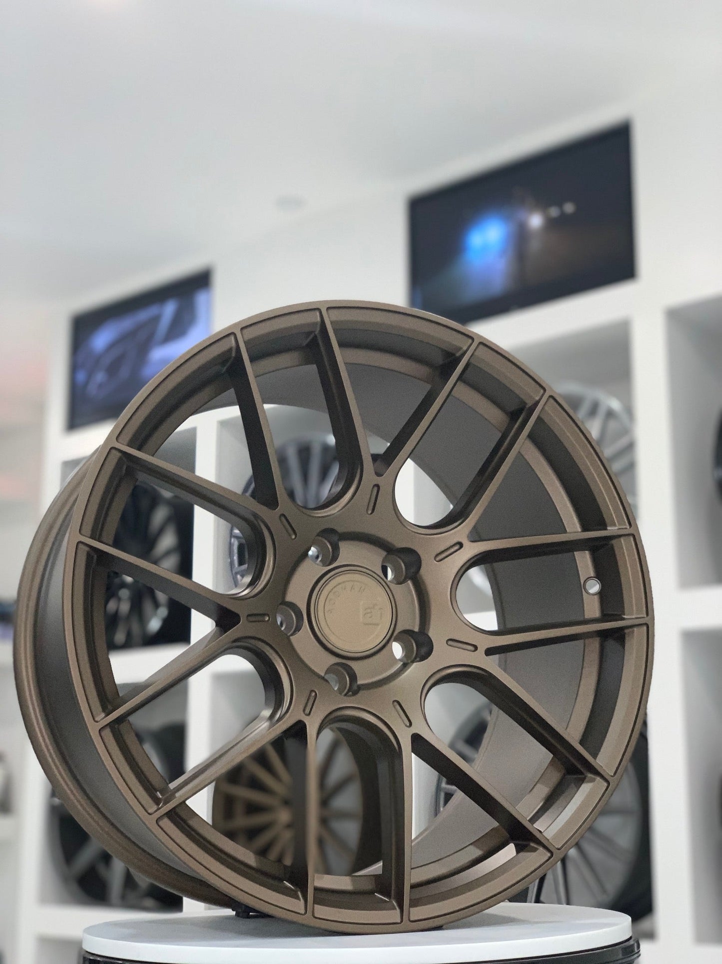 Aodhan AH-X Matte Bronze - 19x8.5 +35 5x112 (Square Set of 4)
