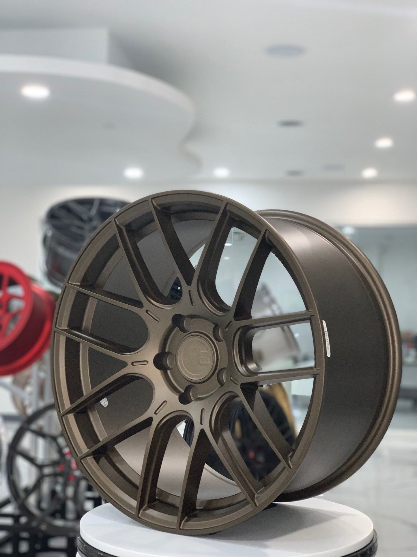 Aodhan AH-X Matte Bronze - 19x9.5 +35 5x114.3 (Square Set of 4)