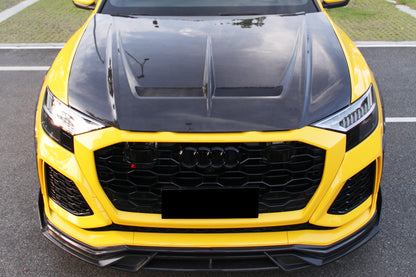 2019-2023 Audi Q8  SQ8  RSQ8 AD Style Dry Carbon Fiber Hood