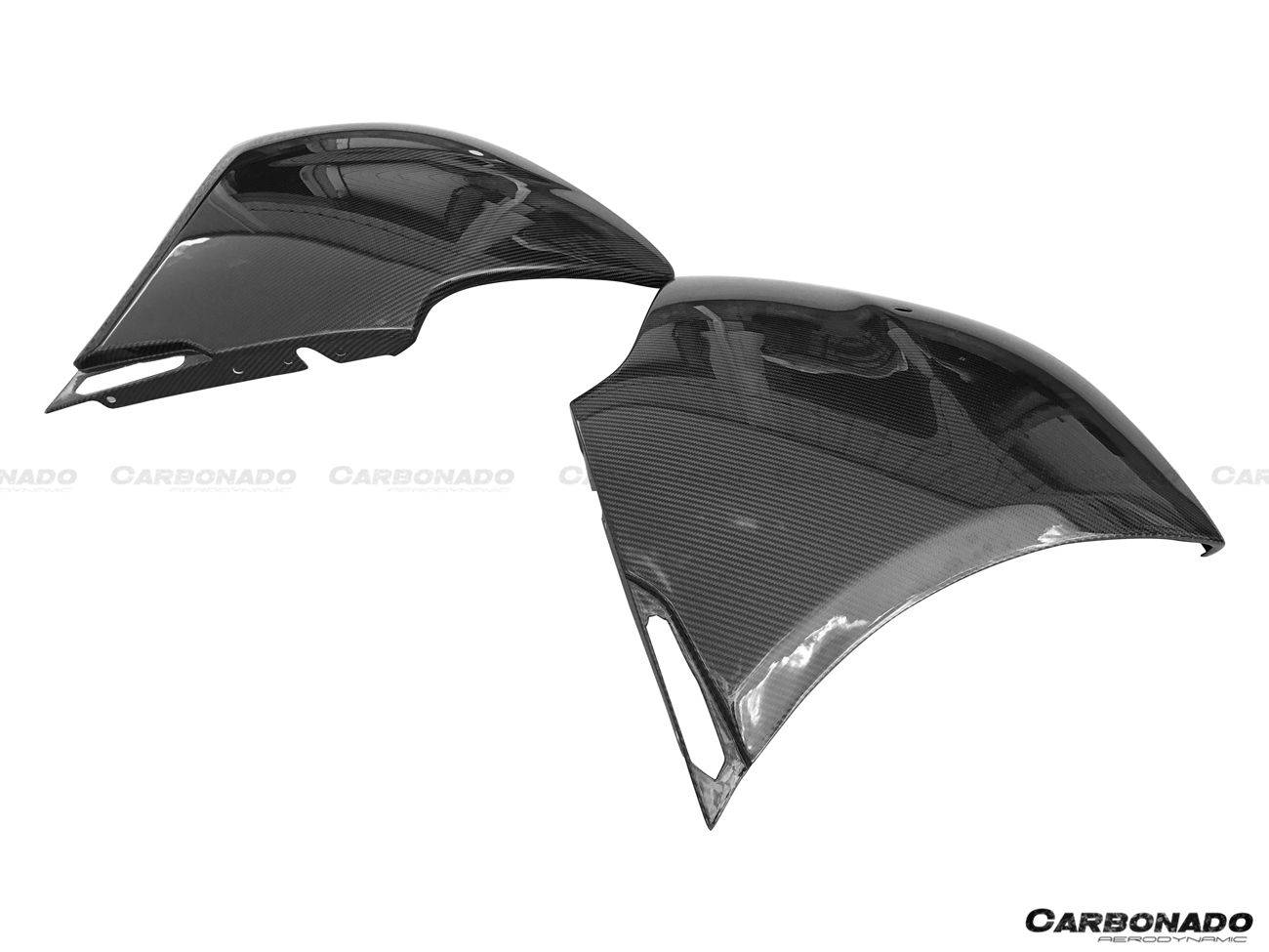 2014-2017 McLaren 650S OEM Style Carbon Fiber Rear Bumper - Carbonado Aero
