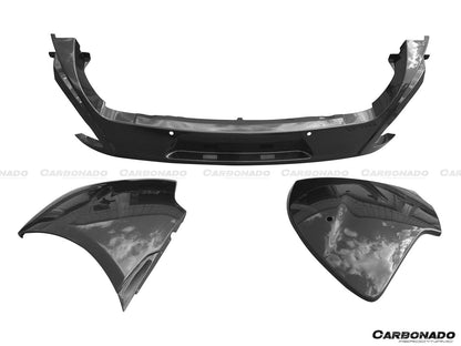 2014-2017 McLaren 650S OEM Style Carbon Fiber Rear Bumper - Carbonado Aero