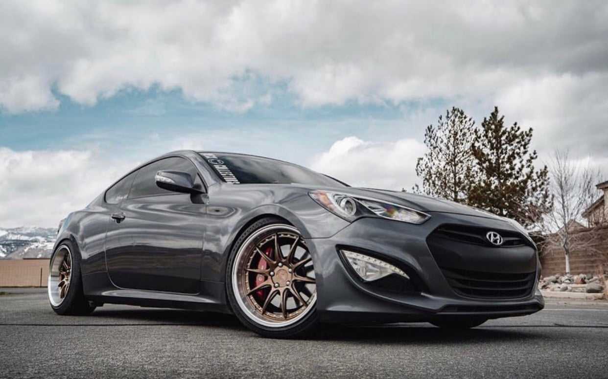 Aodhan DS07 Bronze w/Machined Lip - 19x8.5 +35 / 19x9.5 +22 5x114.3 (Staggered Set of 4)