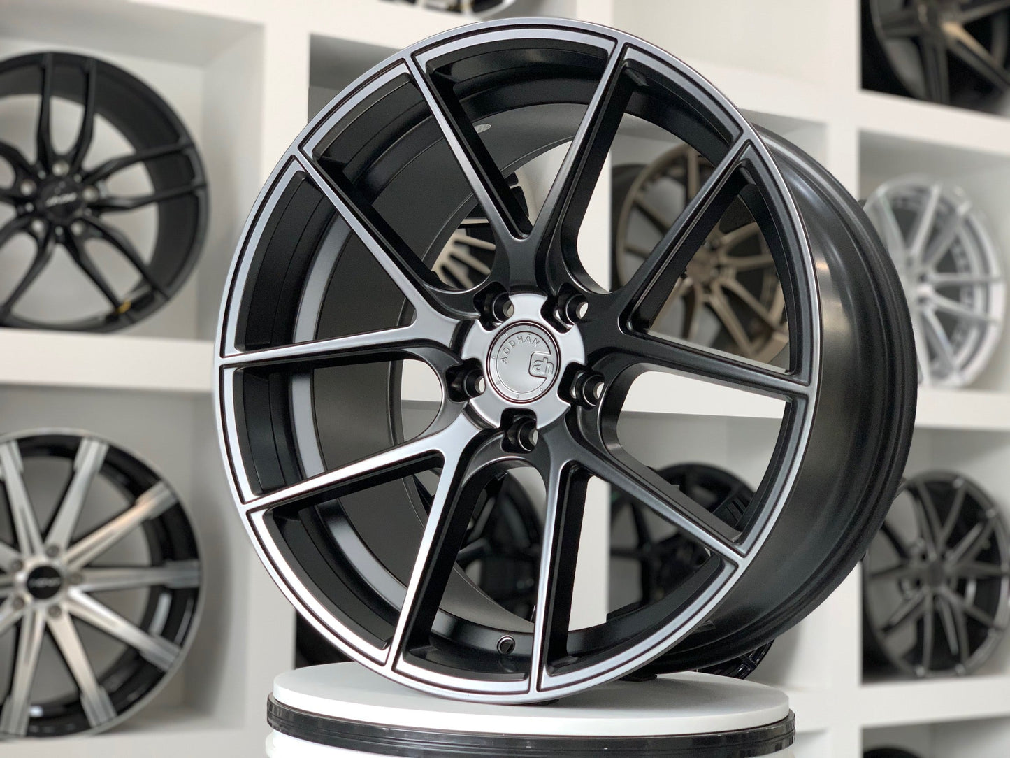 Aodhan AFF3 Matte Black - 20x9 +30 5x120 (Square Set of 4)