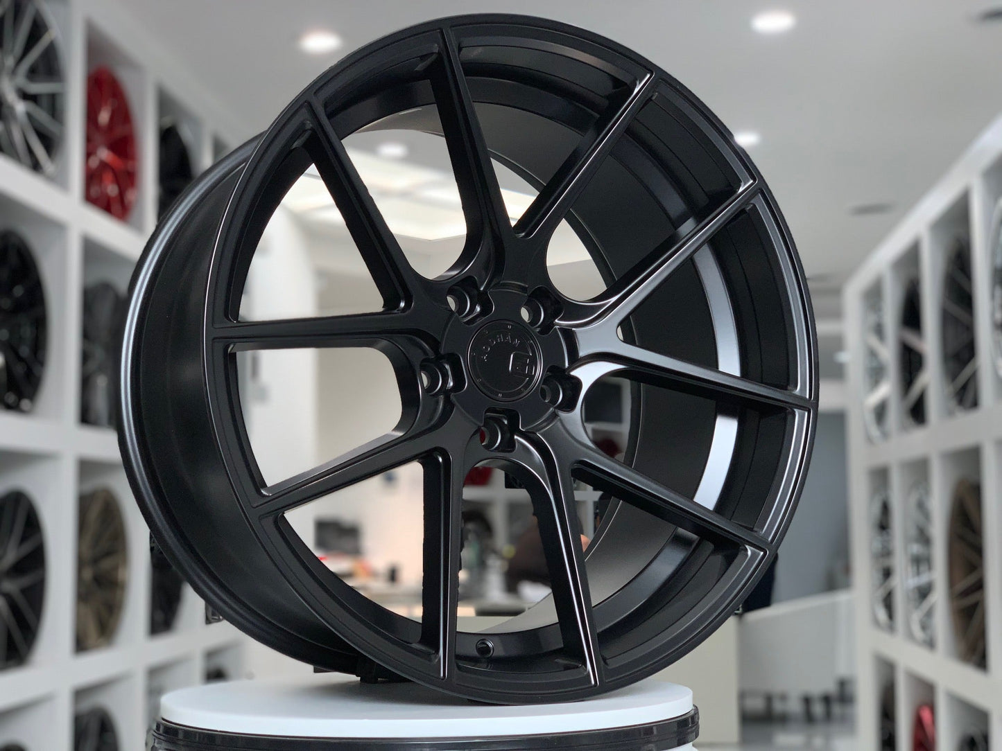 Aodhan AFF3 Matte Black - 20x9 +30 5x120 (Square Set of 4)
