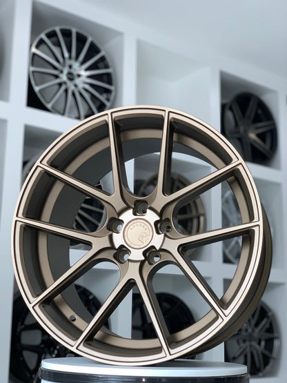 Aodhan AFF3 Matte Bronze - 20x10.5 +35 5x120 (Square Set of 4)