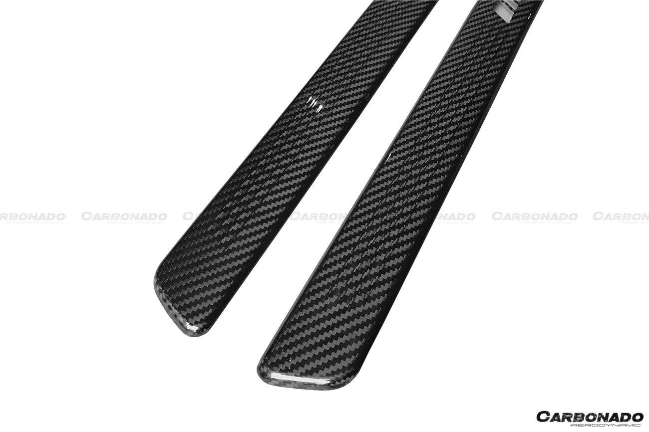 2014-2021 Mercedes Benz C217 S63/S65 AMG Coupe OE Style Dry Carbon Fiber Door Sills Steps Cover - Carbonado Aero
