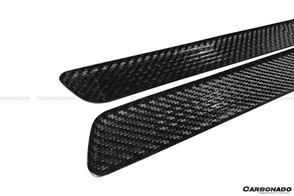 2014-2021 Mercedes Benz C217 S63/S65 AMG Coupe OE Style Dry Carbon Fiber Door Sills Steps Cover - Carbonado Aero