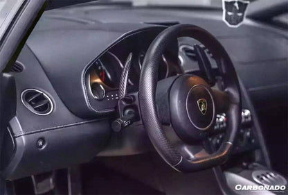 2004-2014 Lamborghini Gallardo OE Style Autoclave Carbon Fiber Shift Paddles - Carbonado