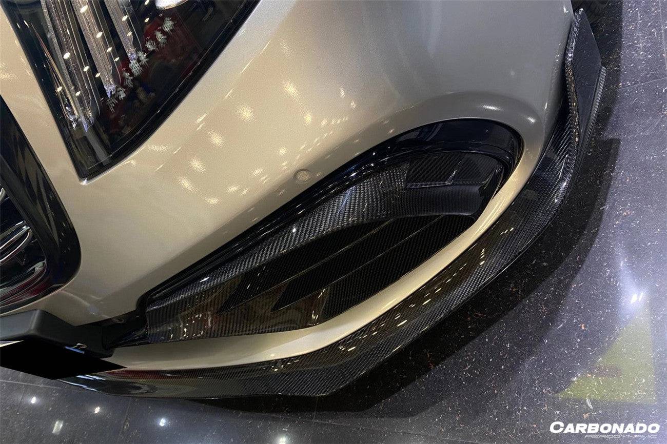 2017-2020 Mercedes Benz S63 AMG W222.2 Sedan MSY Style Carbon Fiber Front Lip - Carbonado Aero