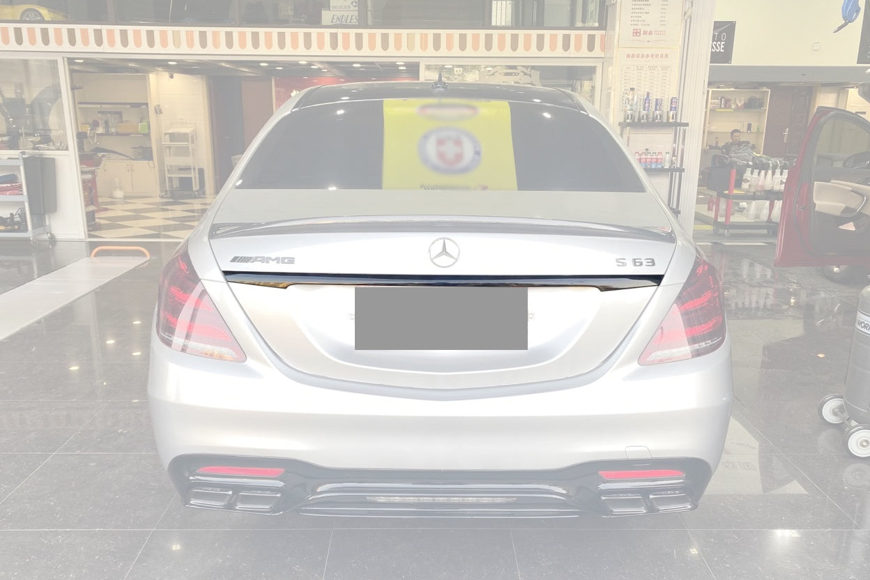 2014-2020 Mercedes Benz S63 W222 Sedan MSY Style Trunk Trims - Carbonado