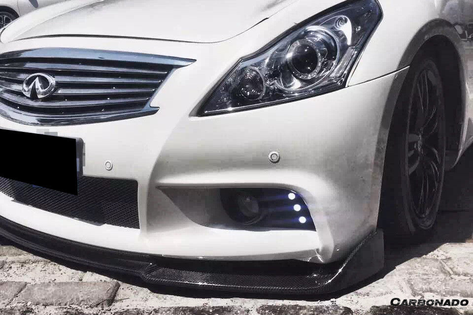 2010-2013 Infiniti G25/G37 Sedan EU Style Front Bumper - Carbonado