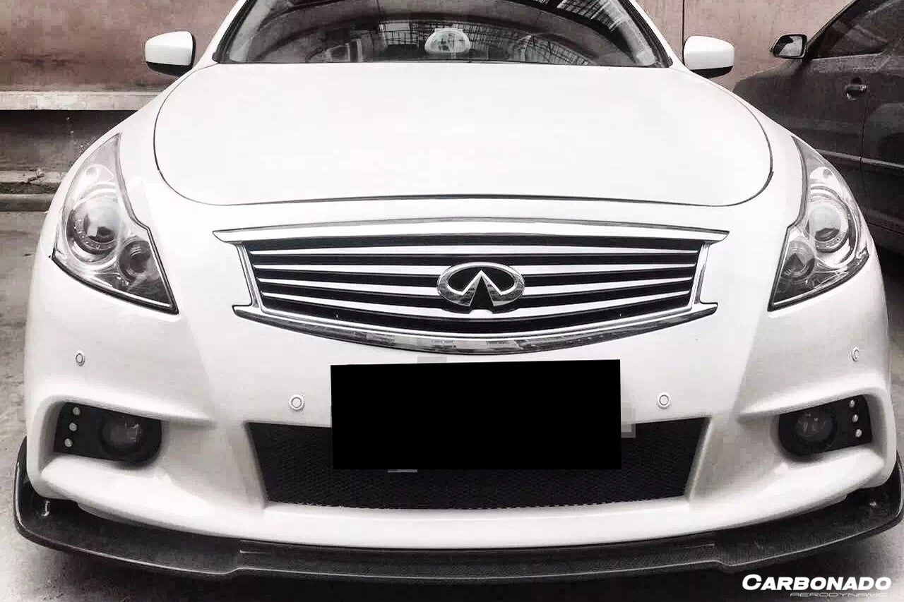 2010-2013 Infiniti G25 & G37 Sedan EU Style Front Bumper - Carbonado