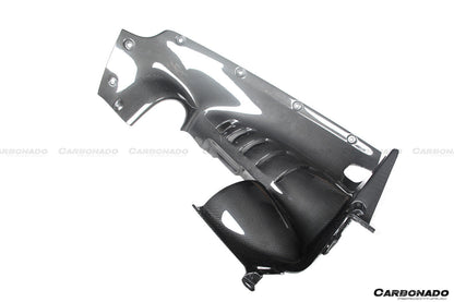 2020-UP Ferrari SF90 Stradale OE Style Autoclave Carbon Fiber Engine Interior - Carbonado