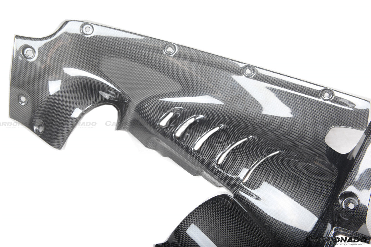 2020-UP Ferrari SF90 Stradale OE Style Autoclave Carbon Fiber Engine Interior - Carbonado