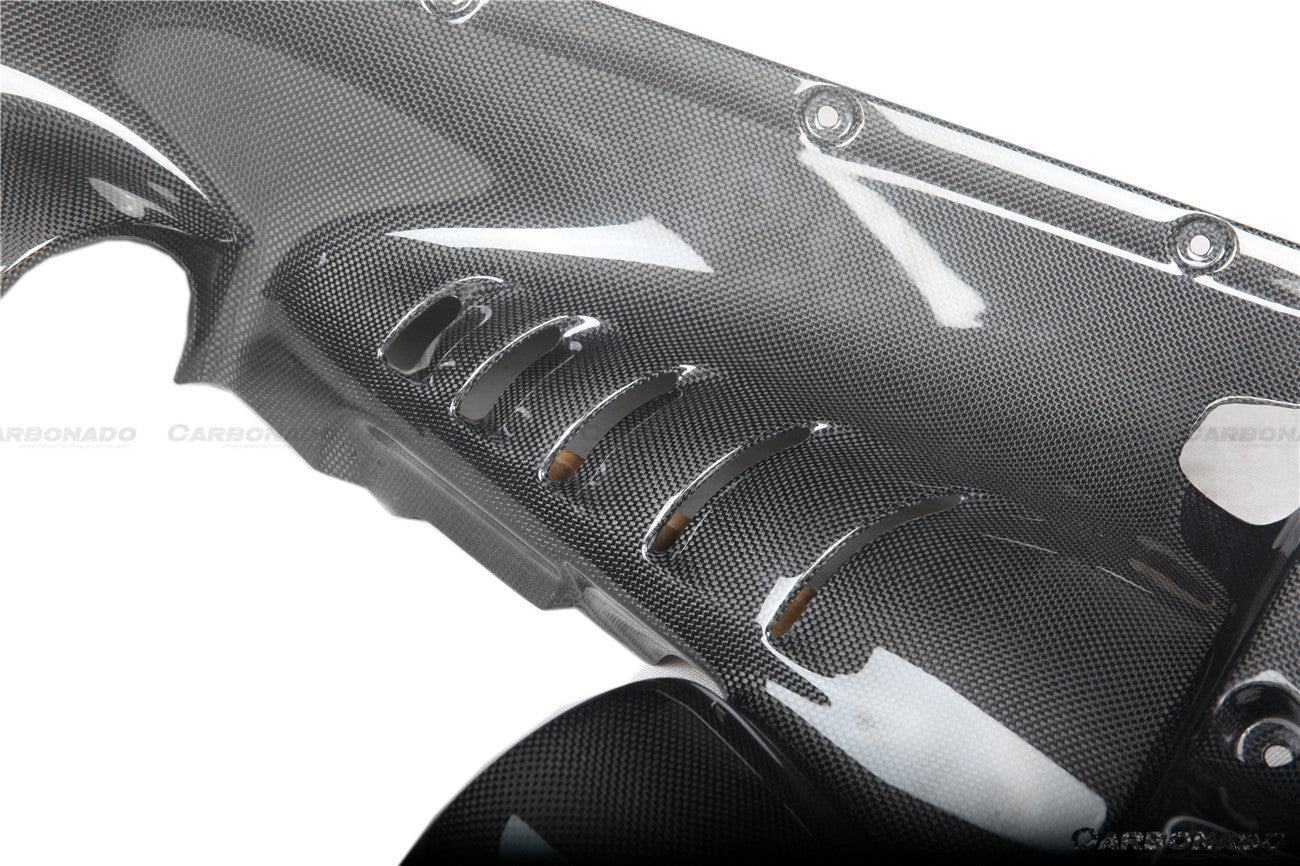 2020-UP Ferrari SF90 Stradale OE Style Autoclave Carbon Fiber Engine Interior - Carbonado