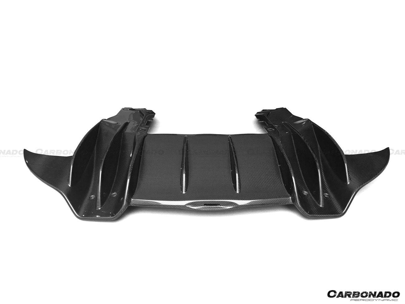 2015-2020 McLaren 540c/570s/570gt OEM Style Carbon Fiber Rear Diffuser - Carbonado Aero