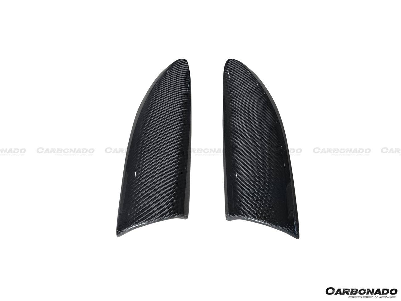 2015-2020 McLaren 540c/570s/570gt OEM Style Carbon Fiber Air Intake Fins - Carbonado Aero