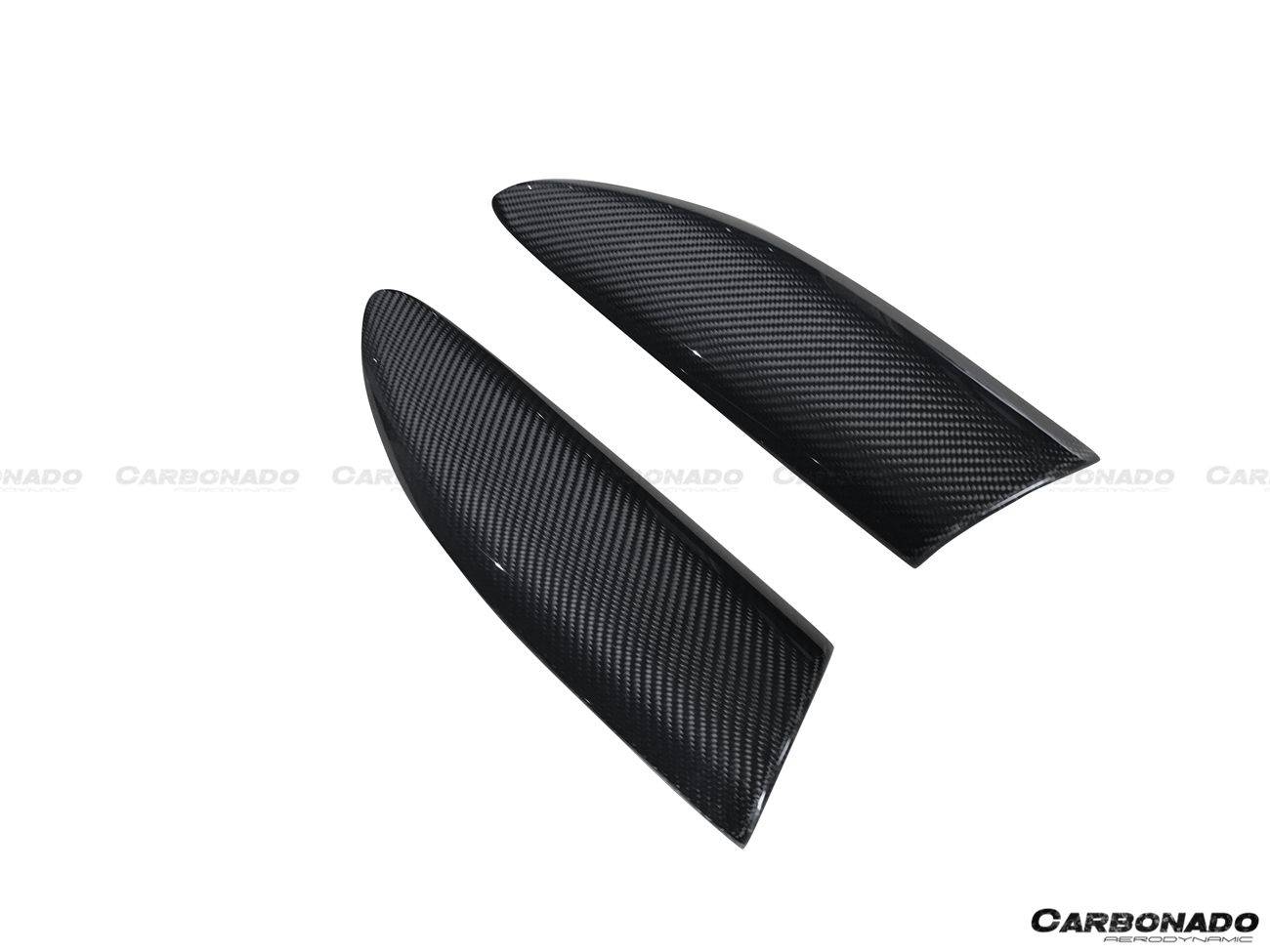 2015-2020 McLaren 540c/570s/570gt OEM Style Carbon Fiber Air Intake Fins - Carbonado Aero