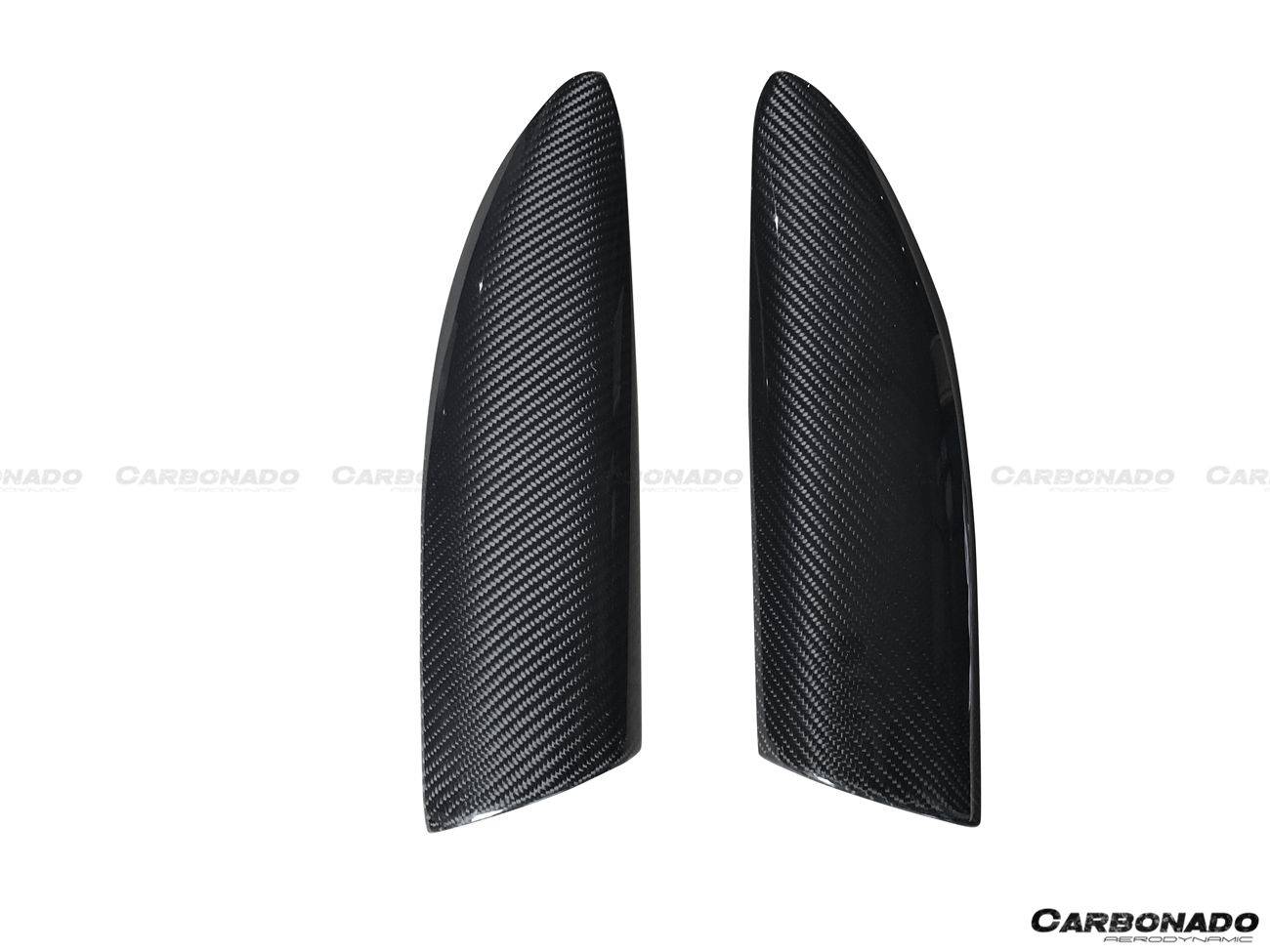 2015-2020 McLaren 540c/570s/570gt OEM Style Carbon Fiber Air Intake Fins - Carbonado Aero