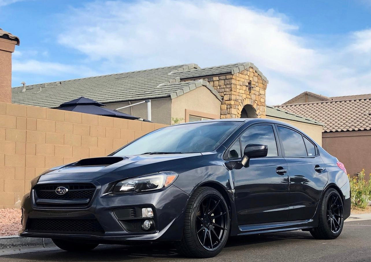 18" Aodhan AH9 Matte Black 5x112 ( Staggered Setup ) ( Set of 4 )