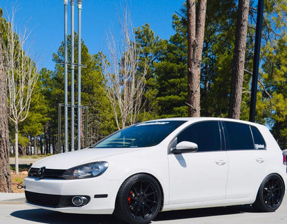 18" Aodhan AH9 Matte Black 5x112 ( Staggered Setup ) ( Set of 4 )