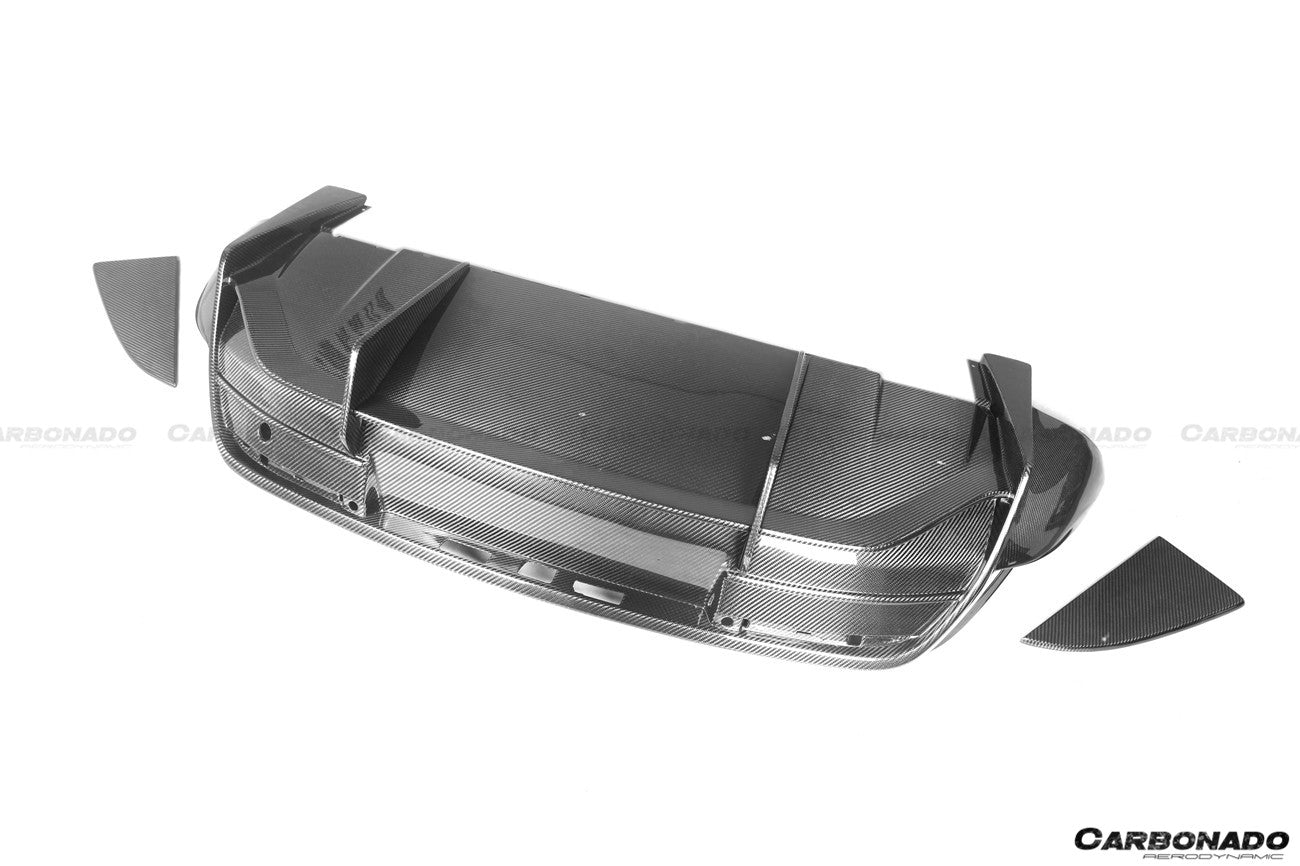 2019-2022 Porsche Taycan/4/4S/GTS/TURBO OD Style Rear Diffuser - Carbonado